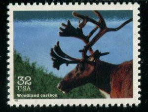 3105l US 32c Endangered Species - Woodland Caribou, MNH
