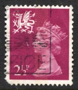 STAMP STATION PERTH Wales #WMH1 QEII Definitive Used 1971-1993