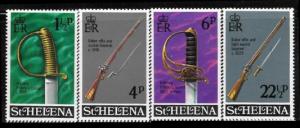 St. Helena 263 - 66 mnh 2013 SCV $4.50 - weapons