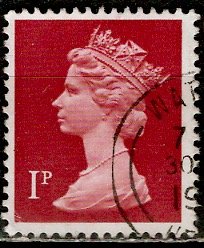 Great Britain; 1971: Sc. # MH23: O/Used Single Stamp