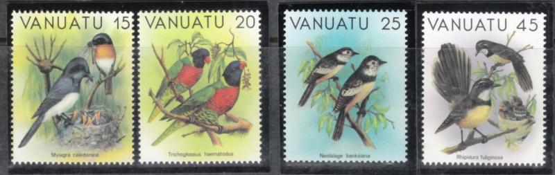 Vanuatu 1982 Sc 319-22 Birds MNH 