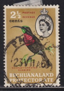 Bechuanaland Protectorate 182 Scarlet Chested Sunblrd 1961