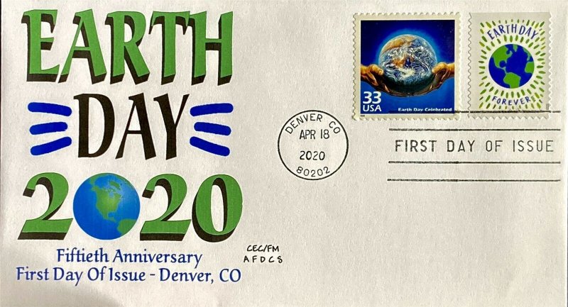 AFDCS 5459 Earth Day with CTC Earth Day Denver, Colorado 4 Bar CXL