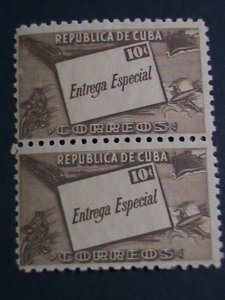 ​CUBA STAMP-1945 SC#E12 RAREST SPECIAL MAIL STAMP MNH- VERY FINE RARE