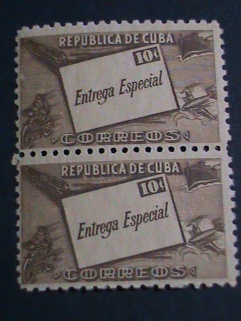 ​CUBA STAMP-1945 SC#E12 RAREST SPECIAL MAIL STAMP MNH- VERY FINE RARE