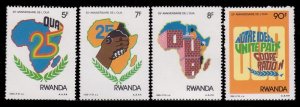 Rwanda 1315 - 1318 MNH