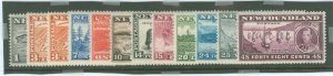 Newfoundland #233-243 Mint (NH) Single (Complete Set)