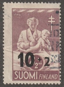 Finland, stamp,  Scott#B81,  used, hinged, 10+2., mk, semi postal,