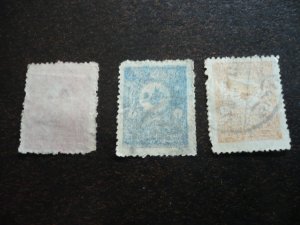 Stamps - Turkey - Scott# 112-114 - Used Partial Set of 3 Stamps