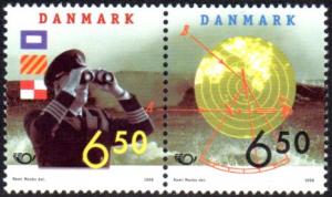 Denmark VF MNH Complete - Pair #1099a