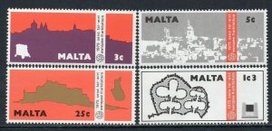 4013 - MALTA 1975 - European Architectural Heritage Year - MNH Set