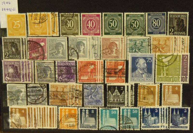 A151   Germany       Collection   1946 to 1951              Mint/Used