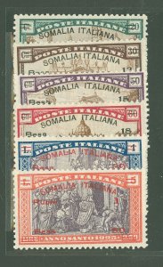 Somalia (Italian Somaliland) #B5-B10  Single (Complete Set)