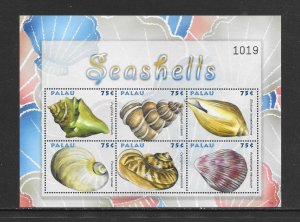 SHELLS - PALAU #967 S/S   MNH