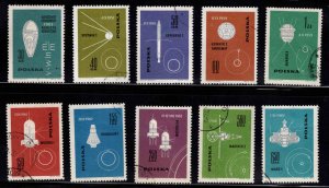 Poland Scott 1178-1187 Used CTO space set expect similar cancels