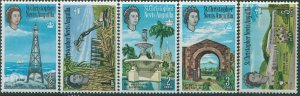 St Kitts Nevis 1963 SG129-134 QEII Scenes (5) MLH