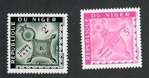 Niger; Scott J24, J25;  1962;  Used