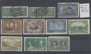 Canada 1930/40 Collection Of 10 Values MH/VFU JK4862