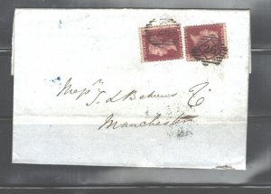 G.BRITAIN S.G.#7;C-A &C-P; from MANCHESTER to EAST LONDON SEPT 22 1859