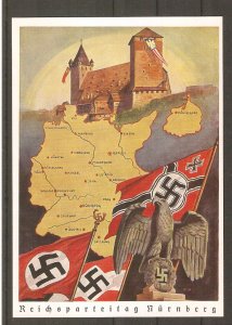 GERMANY unissued propaganda card for 1939 Party Day Rallye