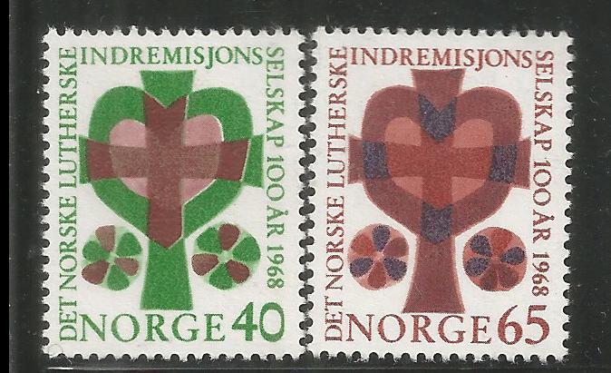 NORWAY, 517-518, H,CROSS AND HEART