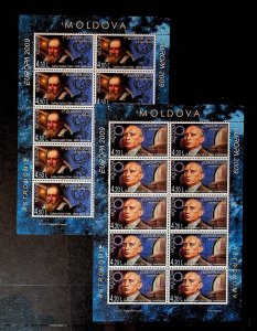 MOLDOVA Sc 621-22 NH MINISHEET OF 2009 - EUROPA - (JS23)