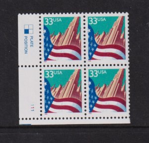 U.S. #3277 Plate Block - MNH - cat. $ 60.00