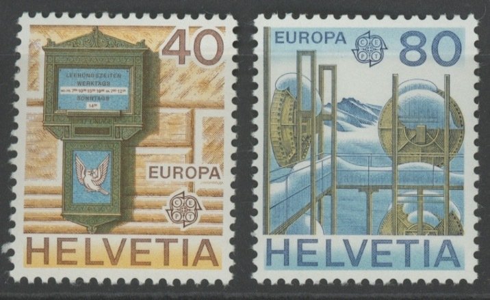 Switzerland 675-6 ** mint NH (2204 437)