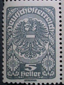 AUSTRIA -1920-SC#202-OVER 100 YEARS OLD STAMPS- COAST OF ARMS  -MNH BLOCK- 6-