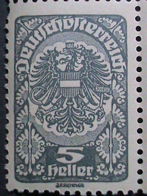 AUSTRIA -1920-SC#202-OVER 100 YEARS OLD STAMPS- COAST OF ARMS  -MNH BLOCK- 6-