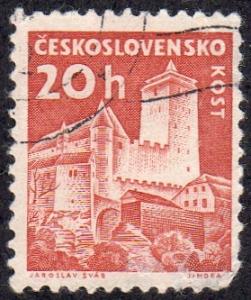 Czechoslovakia 972 - Used - 20h Kost Castle (1960) (6)