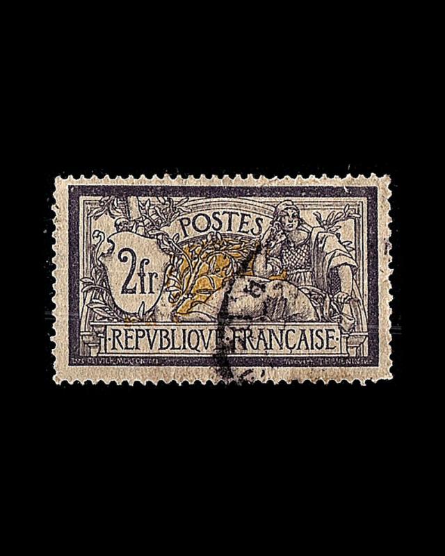 VINTAGE: FRANCE 1900 USD LH  SCOTT # 126 $75 LOT # 1900X1A