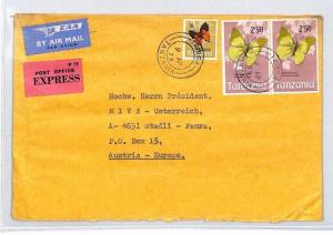 TANZANIA *Tringa* EAA EXPRESS Airmail Cover MISSIONARY VEHICLES 1979 CA9