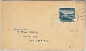 69203 - CHILE - POSTAL HISTORY -  COVER to FRANCE 1938