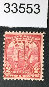 US STAMPS # 717 MINT OG NH CAT. $ LOT #33553