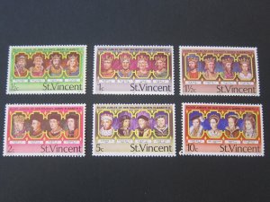 St Vincent 1977 Sc 483-88 MNH