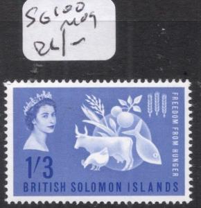 British Solomon Islands SG 100 Hunger MOG (1djd)