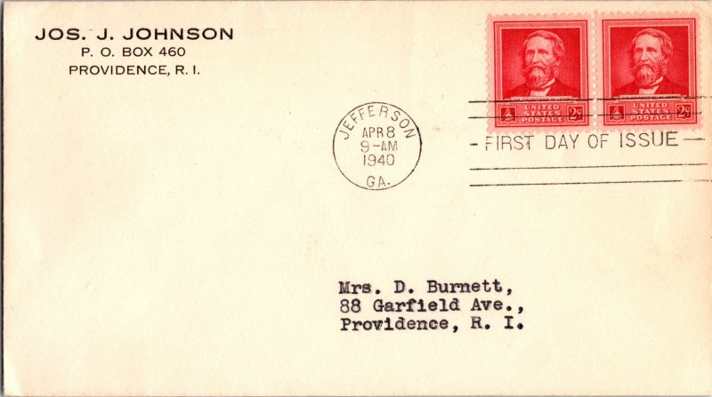 United States, Georgia, United States First Day Cover