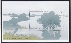 Germany 2246 MNH 2003 Unteres Odertal National Park Souvenir Sheet VF