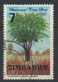 Zimbabwe  SG 607  SC# 443 Used Tree Day    see detail and scan