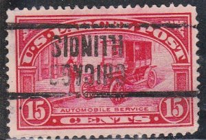 Precancel - Chicago, IL PSS LT6-E - Parcel Post Town and Type Issue