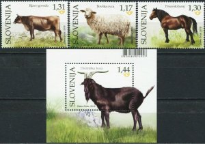 Slovenia 2018 ☀ Fauna - Farm Animals ☀ Mint never hinged (**)