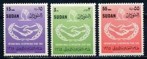 Sudan #182-184  Set of 3 MNH