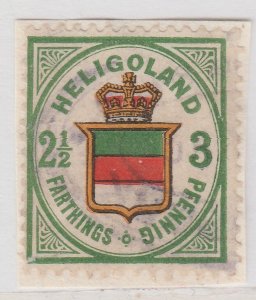 Heligoland 1876 3pf Used Stamp A30P7F41020-