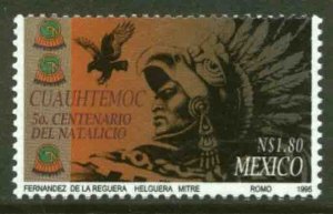 MEXICO 1932, Cuauhtemoc, 500th Birthday Anniversary. MINT, NH. VF. (69)