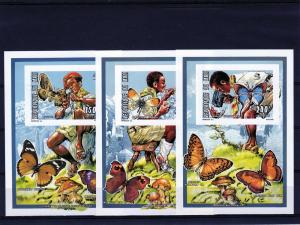 Mali Butterflies/Scouts/Mushrooms imperf.1995 MNH (6SS)