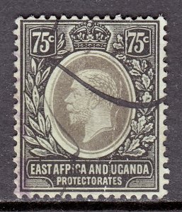 East Africa and Uganda - Scott #48b - Used - Vertical crease - SCV $9.25