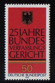 Germany  #1208  MNH  1976   Federal Constitutional Court