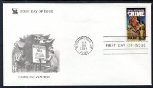 US 2102 Crime Prevention Readers Digest U/A FDC