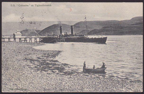 GB SCOTLAND 1904 postcard GREENOCK & ARDRISHAIG PKT / IONA cds..............6451